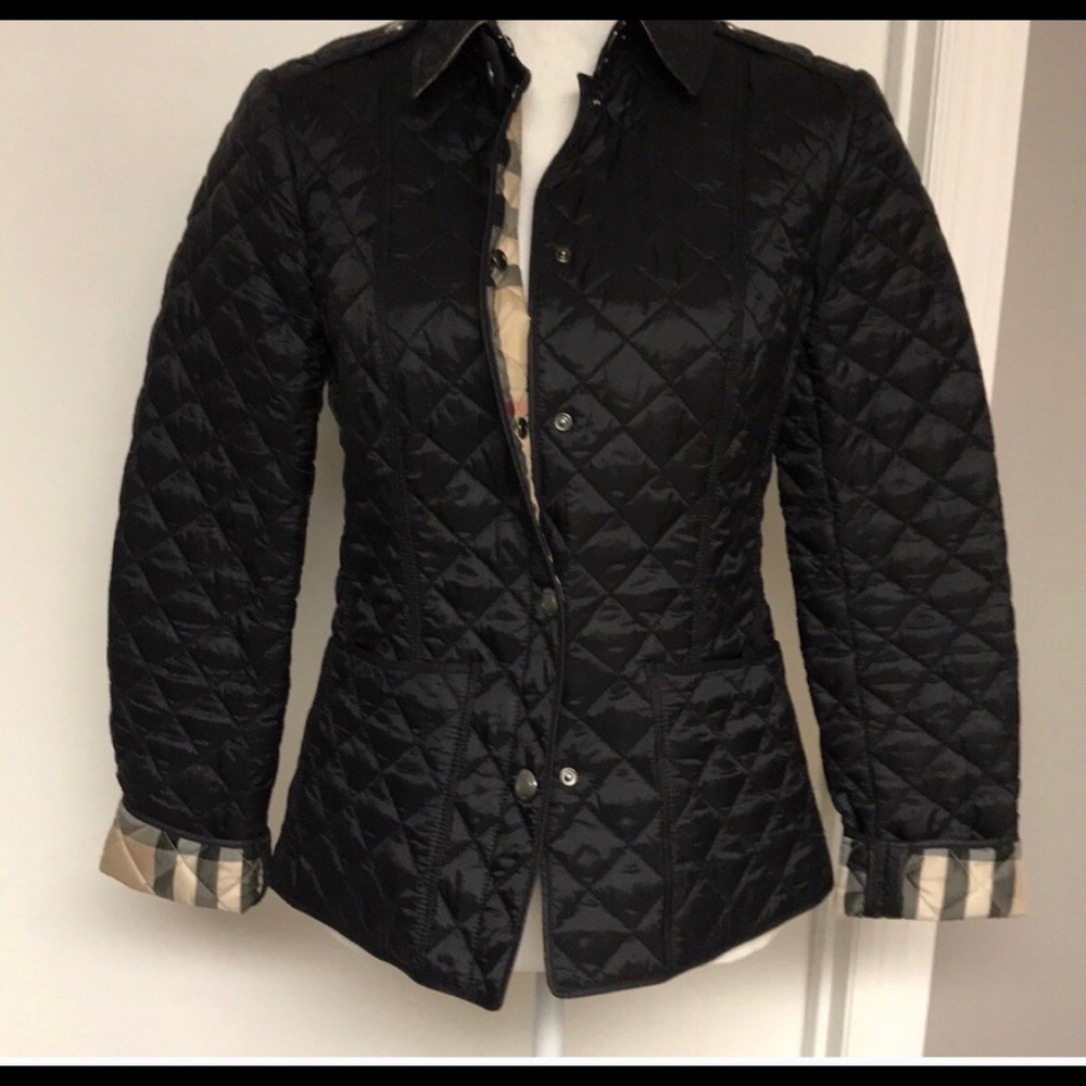 Burberry Kencott Quilted Jacket, size small